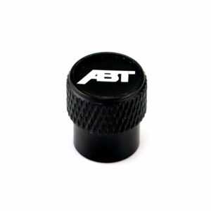 ABT Logo Laser Engraved on Black Tire Valve Caps