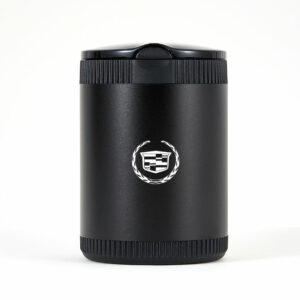 Cadillac Black Laser Engraved Portable Led Ashtray (Large)