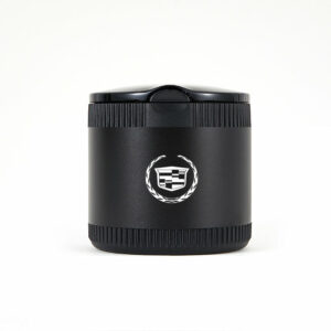 Cadillac Black Laser Engraved Portable Led Ashtray (Small)