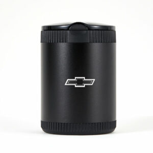 Chevrolet Black Laser Engraved Portable Led Ashtray ( Large )