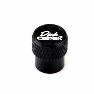 Dick Cepek Wheel Laser Engraved on Black Tire Valve Caps