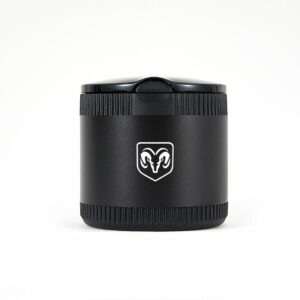 Dodge Black Laser Engraved Portable Led Ashtray ( Small )