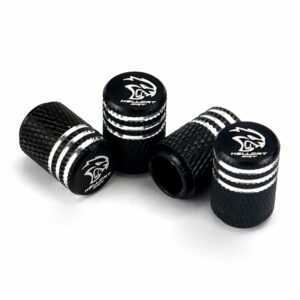 Dodge Challenger SRT Hellcat Laser Engraved Tire Valve Caps