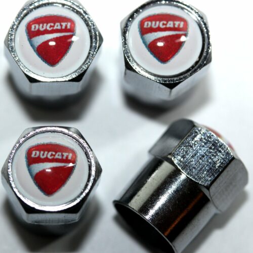 Ducati Tire Valve Stem Caps – Plus Free Extra Cap