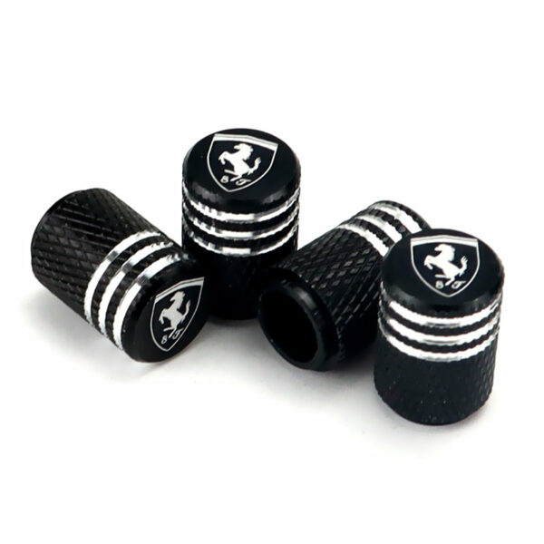 Ferrari Laser Engraved Tire Valve Caps