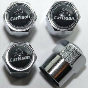 Carlsson Tire Valve Stem Caps - Plus Free Extra Cap
