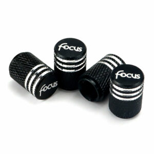 Ford Focus Laser Engraved Tire Valve Caps'
