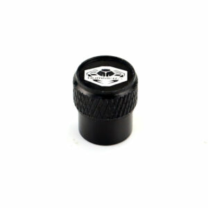 Hummer EV Laser Engraved on Black Tire Valve Caps