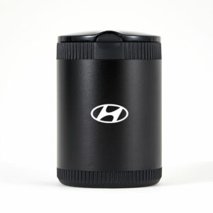 Hyundai Black Laser Engraved Portable Led Ashtray ( Large )