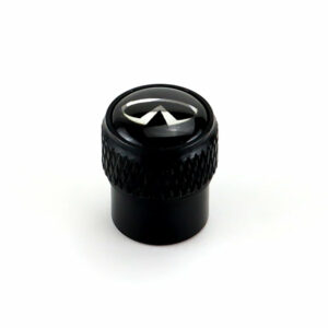 Infiniti Black Tire Valve Caps