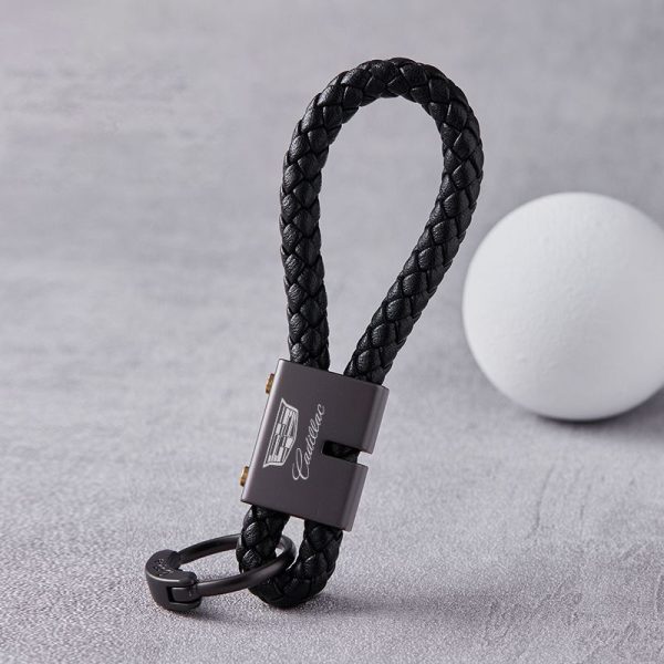 Cadillac Leather Keychain