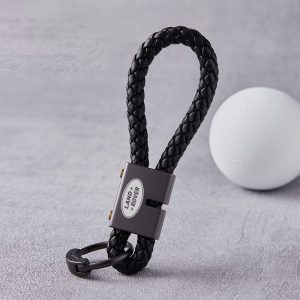 Land Rover Leather Keychain