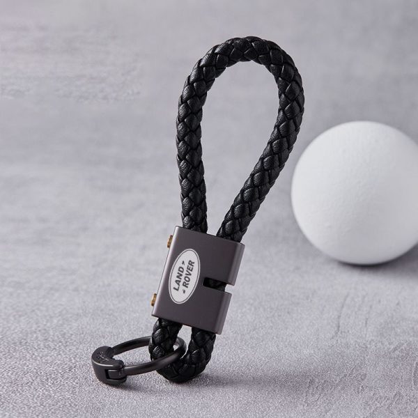 Land Rover Leather Keychain