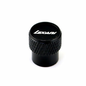 Lexani Wheel Laser Engraved on Black Tire Valve Caps - Extra Spare Cap Total 5 Caps