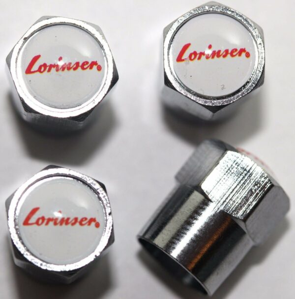 Lorinser White Racing Tire Valve Caps Online