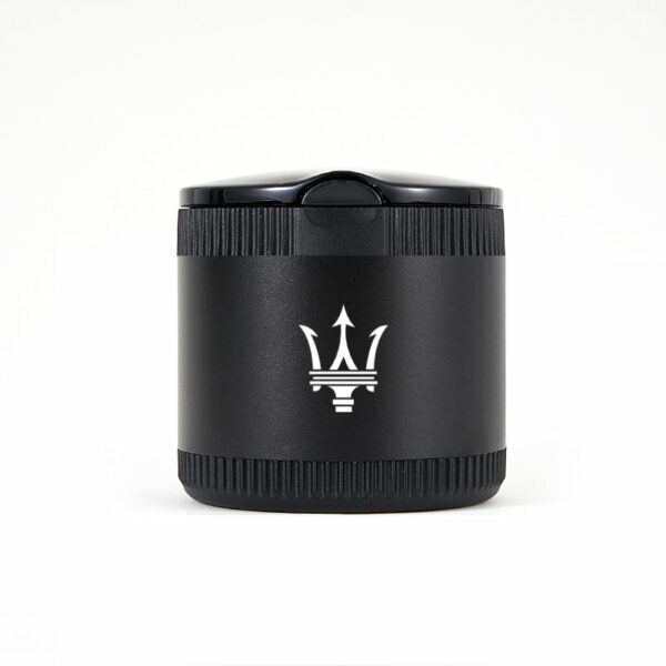 Maserati Black Laser Engraved Portable Led Ashtray ( Small )