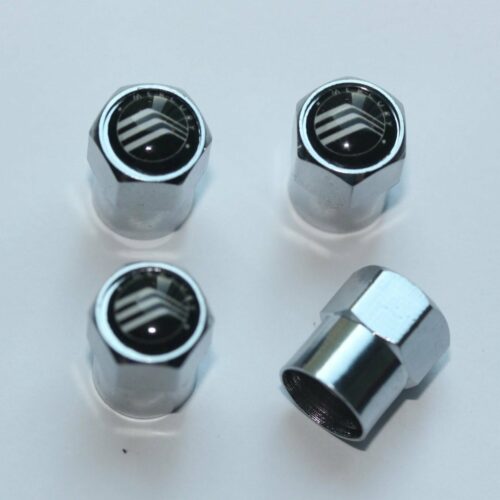 Mercury Black Tire Valve Caps – Plus Free Extra Cap