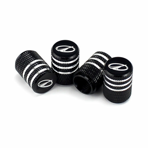 Oldsmobile Black Laser Engraved Tire Valve Caps – Extra Spare Cap Total 5 Caps