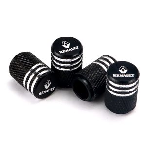 Renault Laser Engraved Tire Valve Caps - Extra Spare Cap Total 5 Caps
