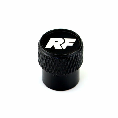 Rotiform RF Wheel Laser Engraved on Black Tire Valve Caps – Extra Spare Cap Total 5 Caps