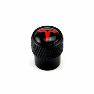 Tesla Black Tire Valve Caps