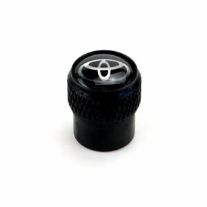 Toyota Black Tire Valve Caps