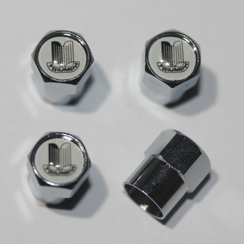 Vintage Triumph Black Tire Valve Caps – Plus Free Extra Cap