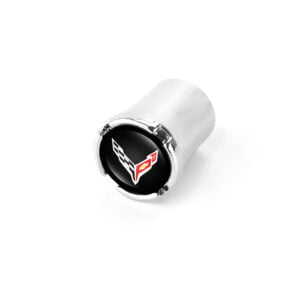 Chevrolet Corvette C8 Chrome Tire Valve Caps