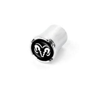 Dodge Ram Chrome Tire Valve Caps - Extra Spare Cap Total 5 Caps