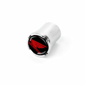 Honda Motorcycle Chrome Tire Valve Caps
