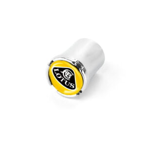 Lotus Chrome Tire Valve Caps