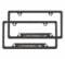 porsche license plate frame carbon fiber