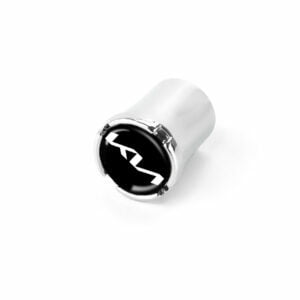 Kia Chrome Tire Valve Caps