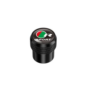 Tire Valve Caps Jaguar R Sport valve stem caps black Online