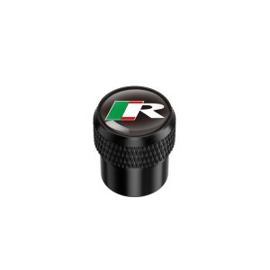 Jaguar R valve stem caps black Online - Tire Valve Caps