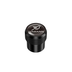 Hamann valve stem caps black Online - Tire Valve Caps
