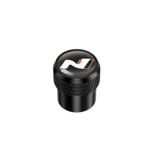 Hyundai valve stem caps black Online - Tire Valve Caps