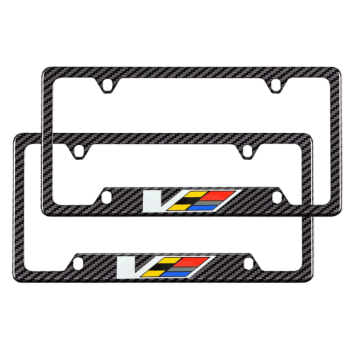Cadillac V Series Carbon Fiber License Plate Frame