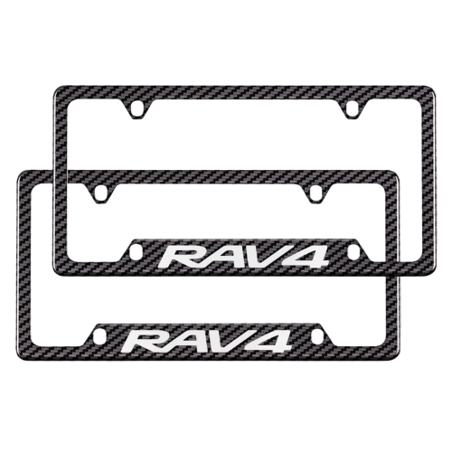 Toyota Rav4 Carbon Fiber License Plate Frame