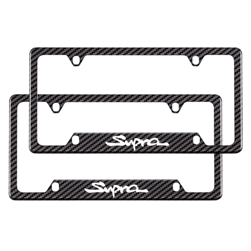 Toyota Supra Carbon Fiber License Plate Frame