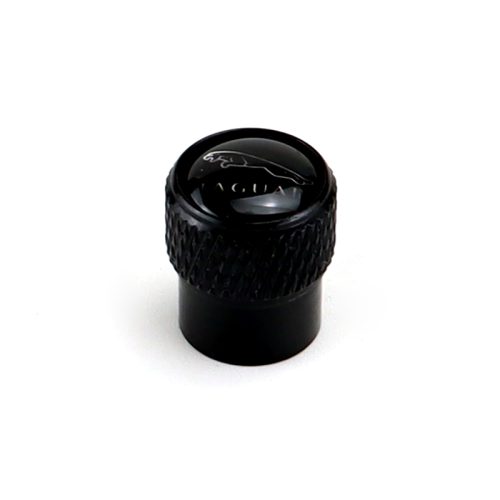 Jaguar Black Tire Valve Caps – Extra Spare Cap Total 5 Caps